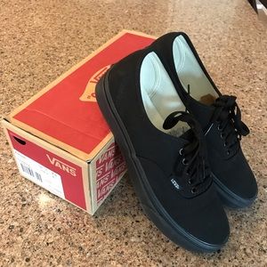 Vans Authentic all black. Size 7.5